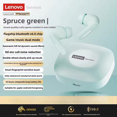 Lenovo Services LE209 True Wireless Bluetooth Earbuds