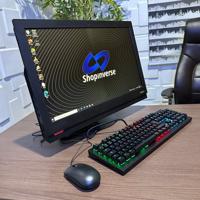 Lenovo ThinkCentre M910z All in One Desktop - 7th Gen. Intel Core i5 - 128GB SSD + 500GB HDD - 8GB RAM