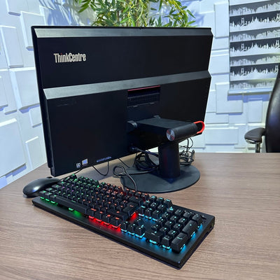 Lenovo ThinkCentre M910z All in One Desktop - 7th Gen. Intel Core i5 - 128GB SSD + 500GB HDD - 8GB RAM