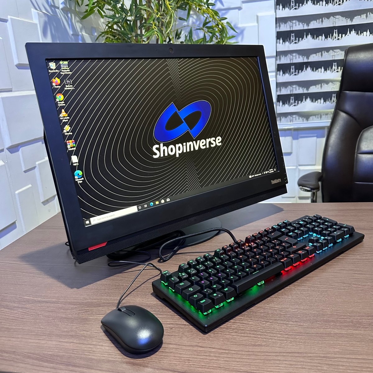 Lenovo ThinkCentre M910z All in One Desktop - 7th Gen. Intel Core i5 - 128GB SSD + 500GB HDD - 8GB RAM