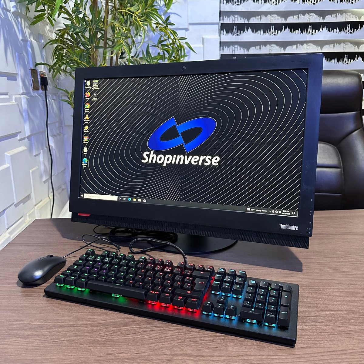 Lenovo ThinkCentre M910z All in One Desktop - 7th Gen. Intel Core i5 - 128GB SSD + 500GB HDD - 8GB RAM