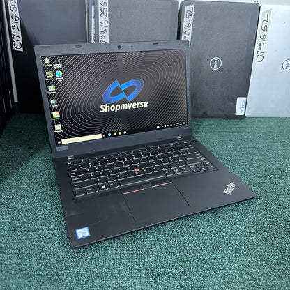 Lenovo ThinkPad L490 - 7th Gen. Intel Core i5 - 256GB SSD - 8GB RAM - Touchscreen