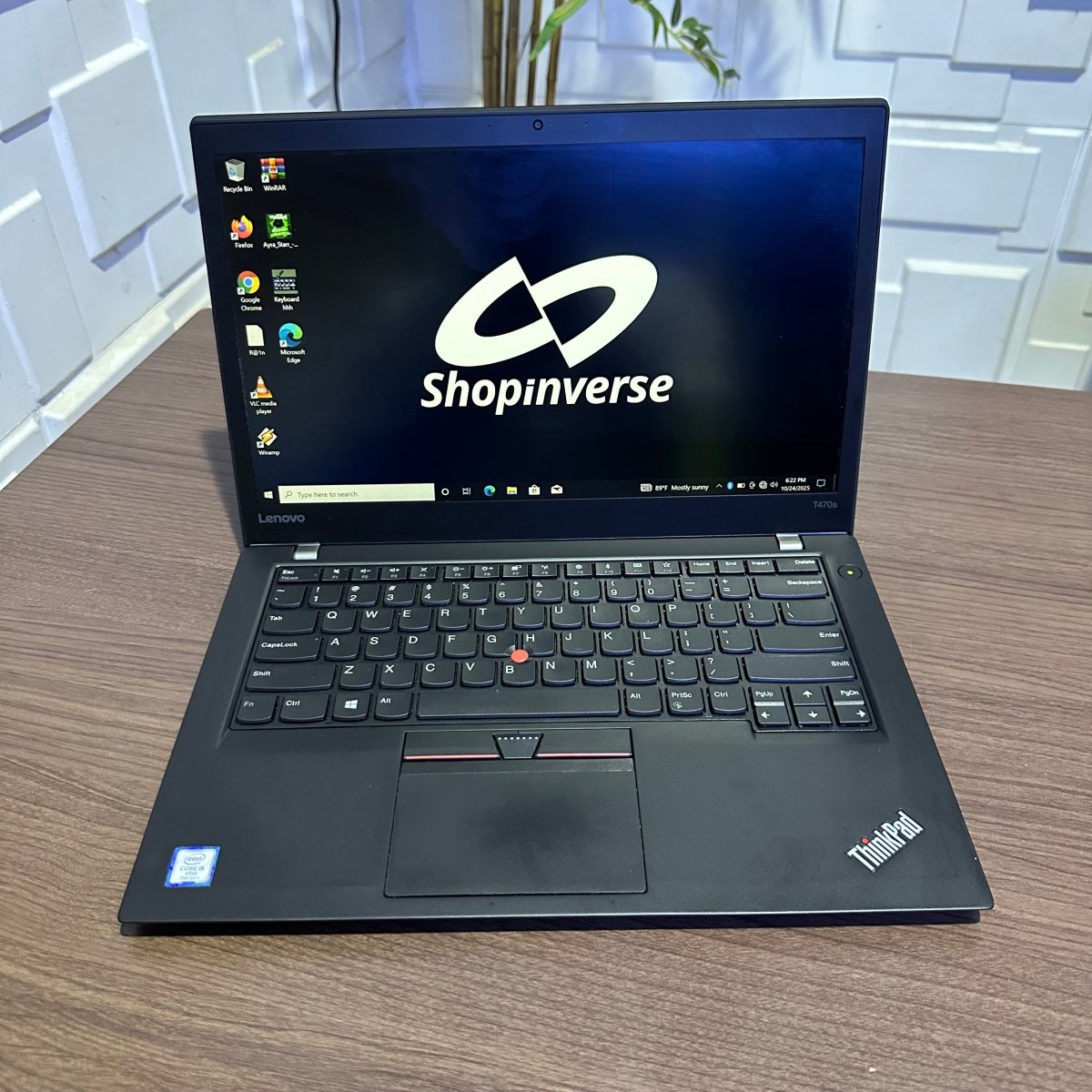 Lenovo ThinkPad T470s - 7th Gen. Intel Core i5 - 256GB SSD - 8GB RAM