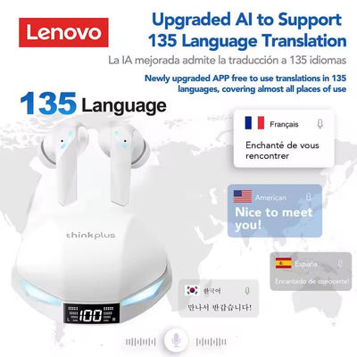 Lenovo ThinkPlus XT53 AI Translation Gaming True Wireless Earbuds