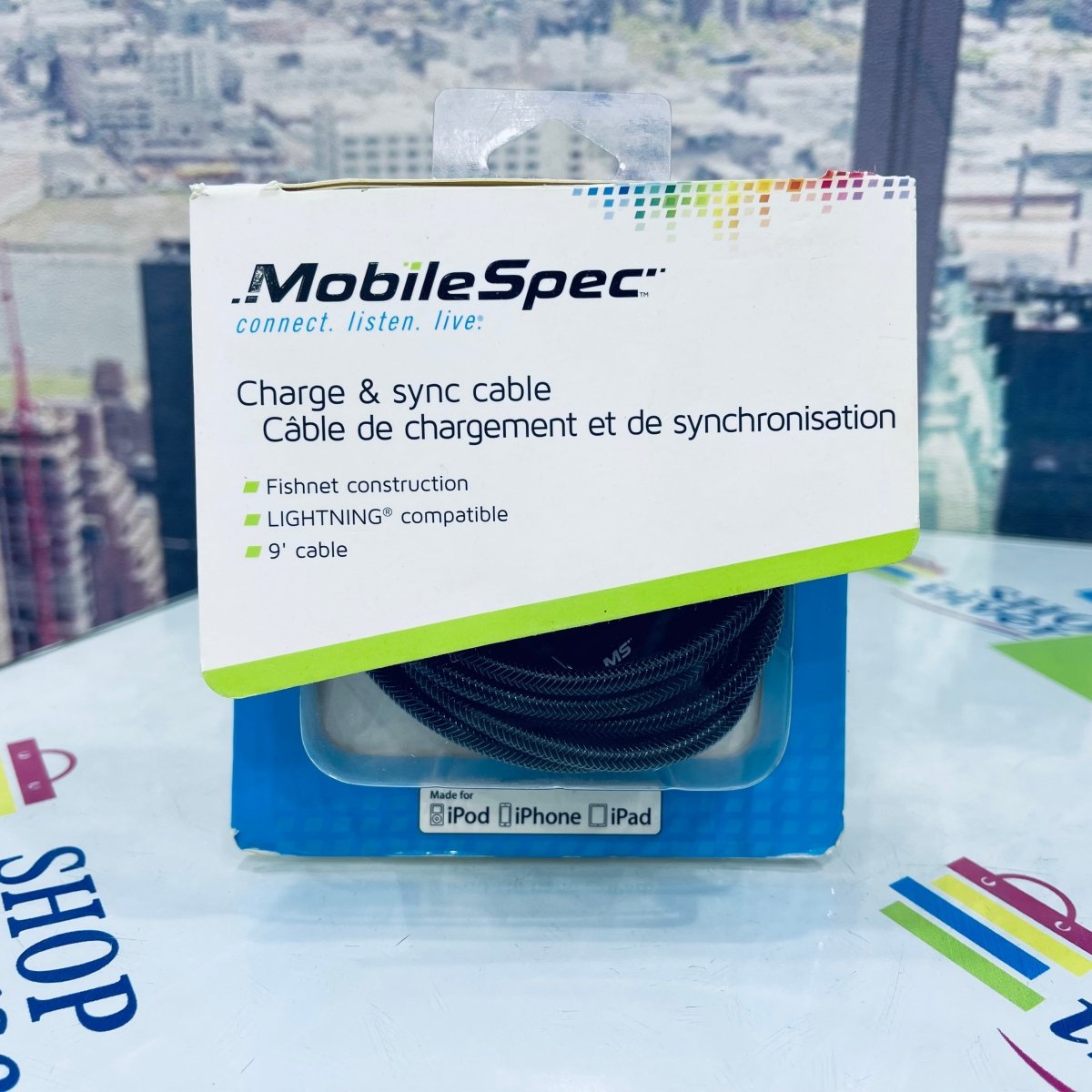 MobileSpec 9" Metallic Charge & Sync Cable