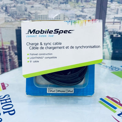 MobileSpec 9" Metallic Charge & Sync Cable