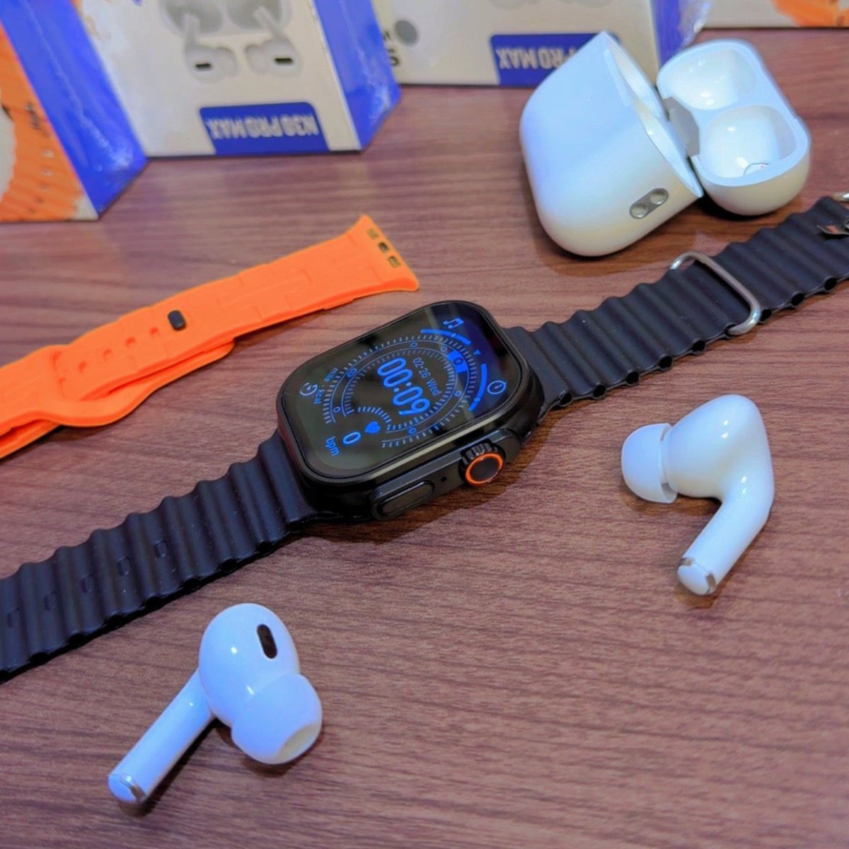 N30 Pro Max Ultra Smart Watch & Wireless Earbuds Combo