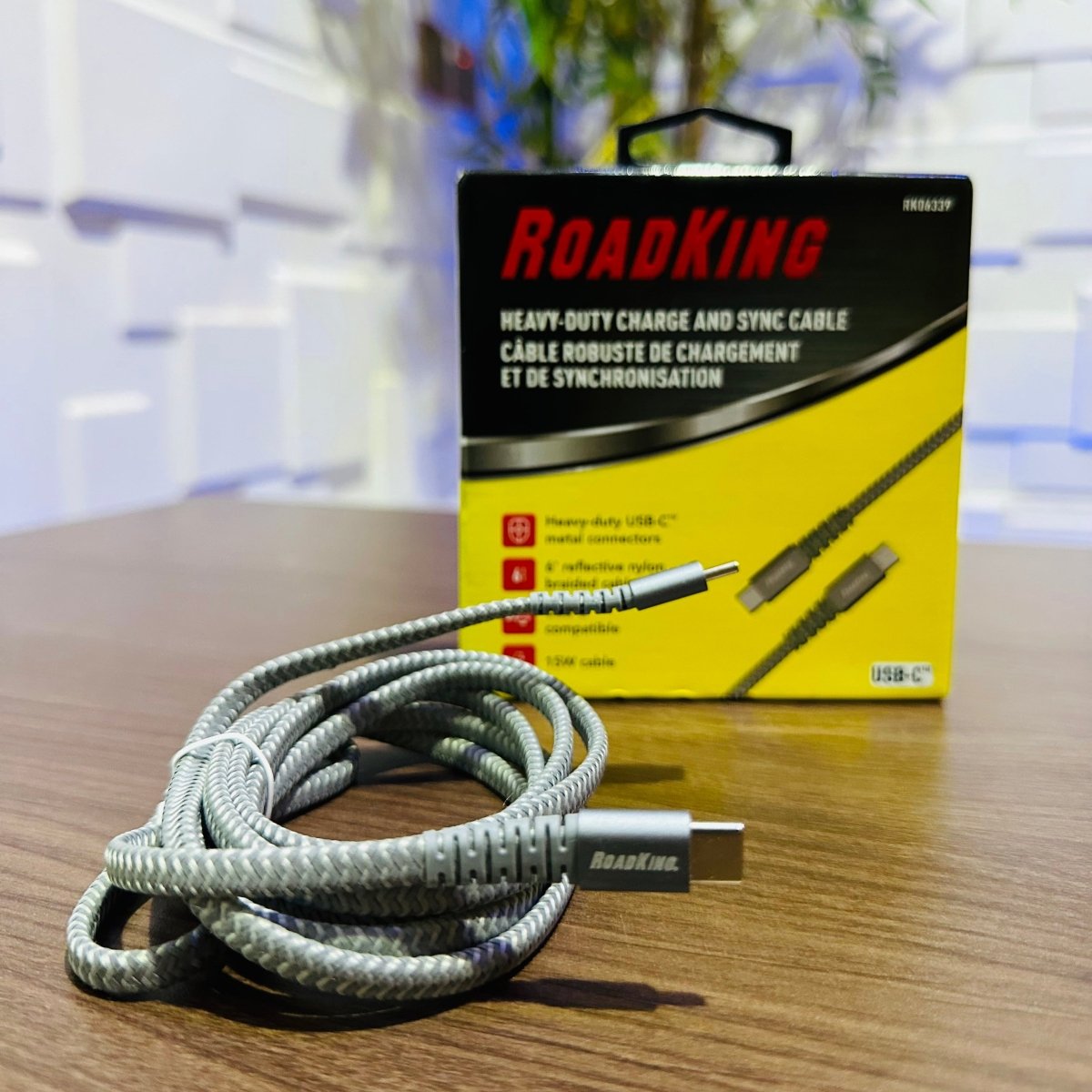 RoadKing USB - C Heavy - duty Charge and Sync Cable