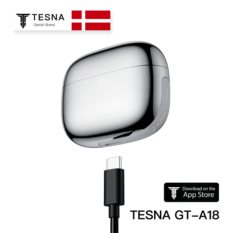 Tesna GT - A18 Buds Headset - Platinum Heart Series
