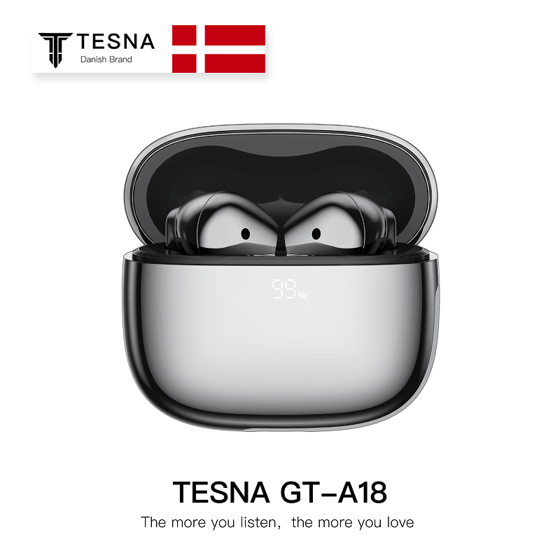 Tesna GT - A18 Buds Headset - Platinum Heart Series