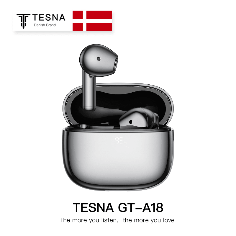 Tesna GT - A18 Buds Headset - Platinum Heart Series