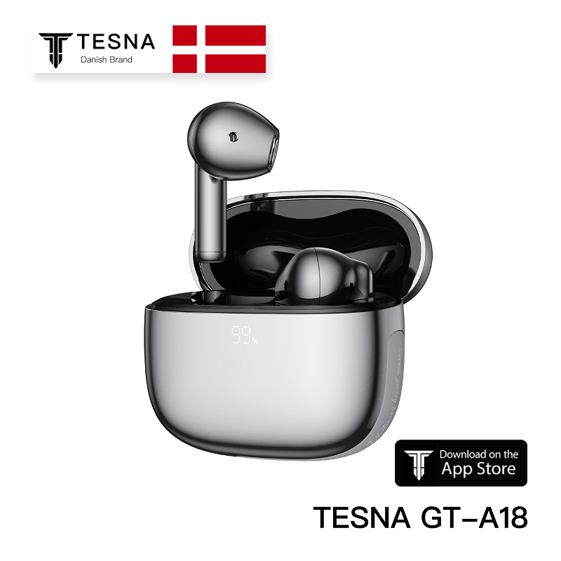 Tesna GT - A18 Buds Headset - Platinum Heart Series